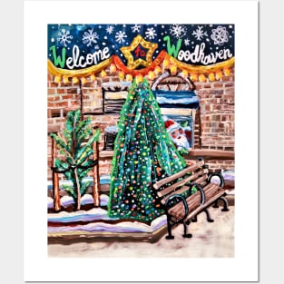 Welcome to Woodhaven Christmas Posters and Art